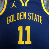 22/23 WARRIORS THOMPSON #11 Royal blue Top Quality Hot Pressing NBA Jersey (Trapeze Edition)