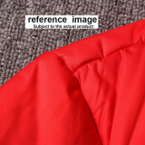 2022 Belgium Red Hooded Cotton Coat 棉衣