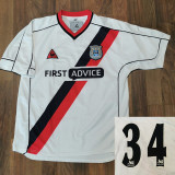2002/2003 Man City Away Retro Soccer Jersey(带34号)