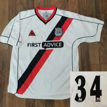 2002/2003 Man City Away Retro Soccer Jersey(带34号)