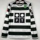 2001/2002 Sporting Lisbon Home Long Sleeve Retro Soccer Jersey (长袖)