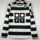 2001/2002 Sporting Lisbon Home Long Sleeve Retro Soccer Jersey (长袖)