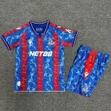 24/25 Crystal Palace Home  Kids Soccer Jersey