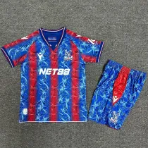 24/25 Crystal Palace Home  Kids Soccer Jersey