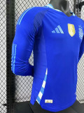 24/25 Argentina Away  Long Sleeve  Player Version Soccer Jersey(长袖球员)