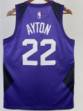 2017/18 SUNS AYTON #22 Royal Blue City Edition Top Quality Hot Pressing NBA Jersey