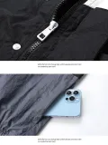 2025 New NK Black  Hooded Windbreaker