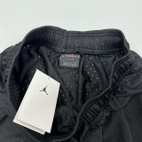 24/25 N48 JOR Black Breathable Sports  shorts(带孔、前带图标)