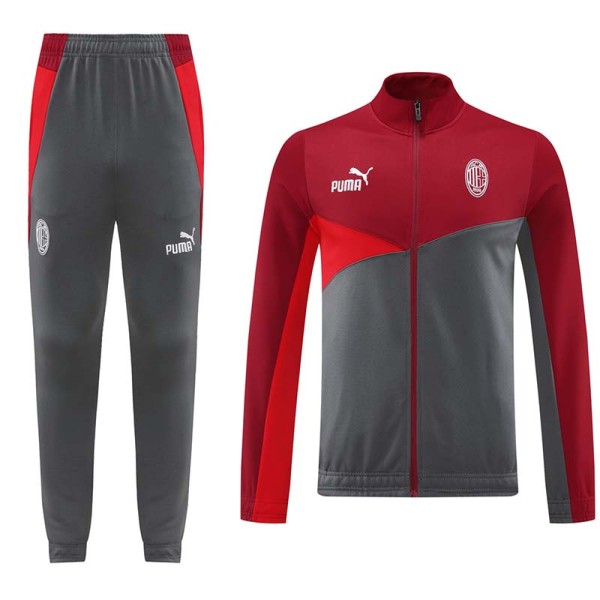 24/25 ACM Red Grey Jacket Tracksuit(02)