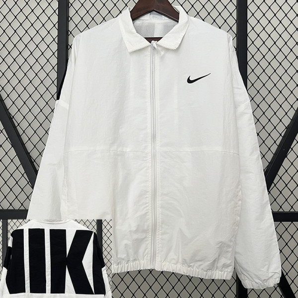 2024 New NK White Windbreaker（背后大黑字）