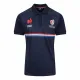 2023 France Royal blue Rugby Polo Short Sleeve #01