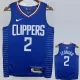 22/23 Clippers LEONARO #2 Blue Top Quality Hot Pressing NBA Jersey