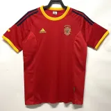 2002 Spain Home Retro Soccer Jersey