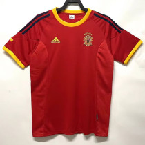 2002 Spain Home Retro Soccer Jersey