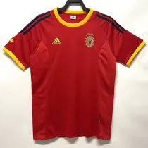 2002 Spain Home Retro Soccer Jersey