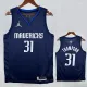 20/21 Dallas Mavericks THOMPSON #31 Blue Flying Man Top Quality Hot Pressing  NBA Jersey飞人（V领）