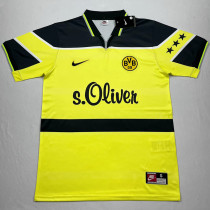 1997 Dortmund  Home Retro Soccer Jersey