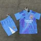 24/25 RMA Ske Blue Goalkeeper Kids Soccer Jersey