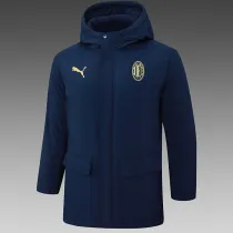 24/25 ACM Royal Blue Hooded Cotton Coat G257金色队标