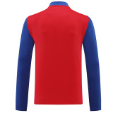 24/25 Spain  Red Half Pull Tracksuit (半拉链)