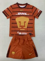 24/25 Pumas UNAM Orange Goalkeeper Kids Soccer Jersey