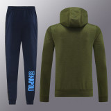 24/25  Napoli Green  Hooded Jacket Tracksuit#01