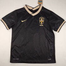22/23 Brazil Black Special Edition  Fans Soccer Jersey（V领、金标）