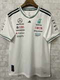 2025 F1 Mercedes White Racing Suit