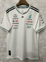 2025 F1 Mercedes White Racing Suit