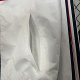 1998 French Retro Blue&White Sided Windbreaker (双面风衣)