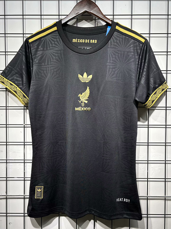 25/26 Mexico Black Gold Cup Digital Printing Plate  Women Soccer Jersey黑金杯数码印版#女