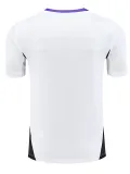 24/25 RMA White(Purple Shoulders) Training Shirts(白色紫肩）