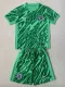 24/25 Italy Green Goalkeeper Kids Soccer Jersey