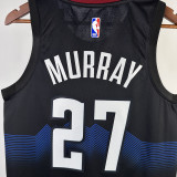 23/24 Nuggets MURRAY #27 Black City Edition Top Quality Hot Pressing NBA Jersey