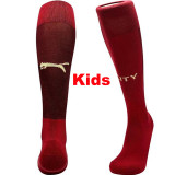 24/25  Man City Third Red Kids socks(儿童）