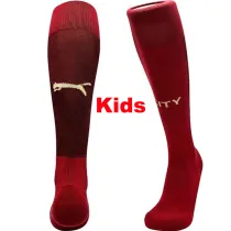 24/25  Man City Third Red Kids socks(儿童）
