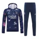 24/25 PSG Sapphire Blue Graffiti Hooded  Tracksuit