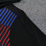 24/25  BAR Black Hooded  Tracksuit(橙色胸花）