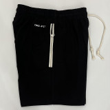24/25 New NK Black Cotton zipper shorts(M11、口带拉链、全棉)