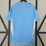 24/25 RMA  Blue Goalkeeper  Fans Soccer Jersey