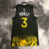 22/23 WARRIORS POOLE #3 Black City Edition Top Quality Hot Pressing NBA Jersey