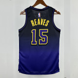 24/25 LAKERS REAVES#15 Royal Blue City Edition Top Quality Hot Pressing NBA Jersey