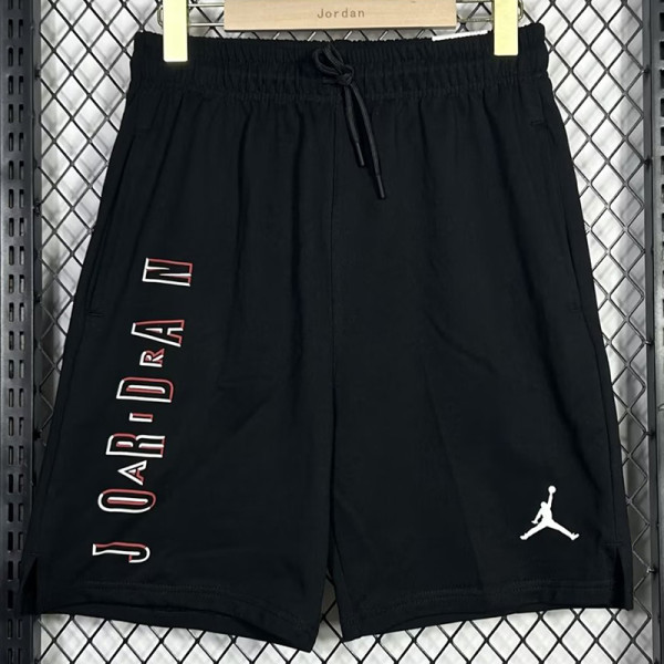 24/25 JOR Black Cotton shorts(006、前大JOR标、全棉)