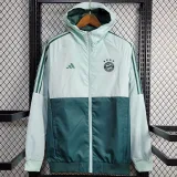 24/25 Bayern Green Hooded Windbreaker