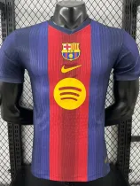 25 /26 BAR Blue and Red Special Edition Player Version Soccer Jersey