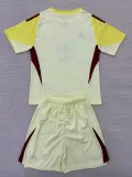 25/26  Inter Miami Light Yellow  Goalkeeper Kids Soccer Jersey