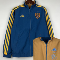 23/24 Real Salt Lake Blue & Khaki Double Sided Windbreaker (双面风衣)