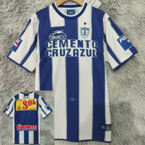 2001/2002 Pachuca Home Retro Soccer Jersey(Print all sponsors/全广告)