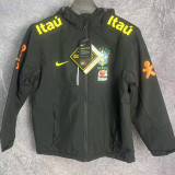 2024  Brazil black Velvet Windbreaker T10（加绒、连帽）