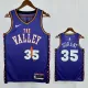 24/25 SUNS DUR ANT #35 Blue City Edition Top Quality Hot Pressing Retro NBA Jersey